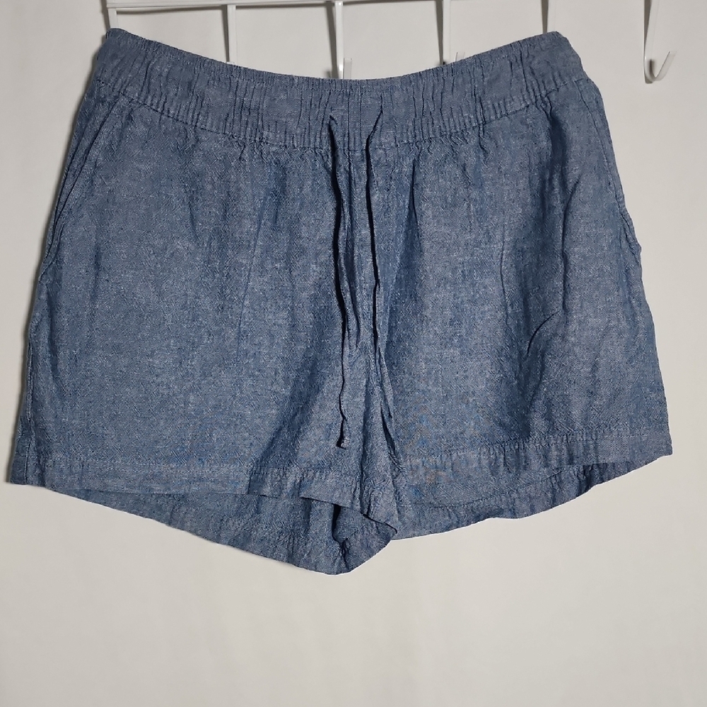GAP Women's High Waist Blue Shorts